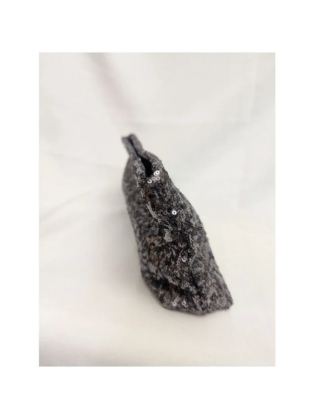 Victoria's Secret Silver Sequin Pouch Bag